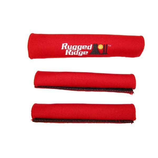 Kit poignée néoprène rouge pour Jeep Wrangler TJ idéal pour le off-road