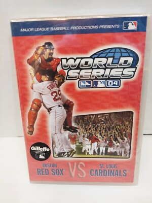 MLB 2004 World Series Boston Red Sox VS St. Louis Cardinals DVD