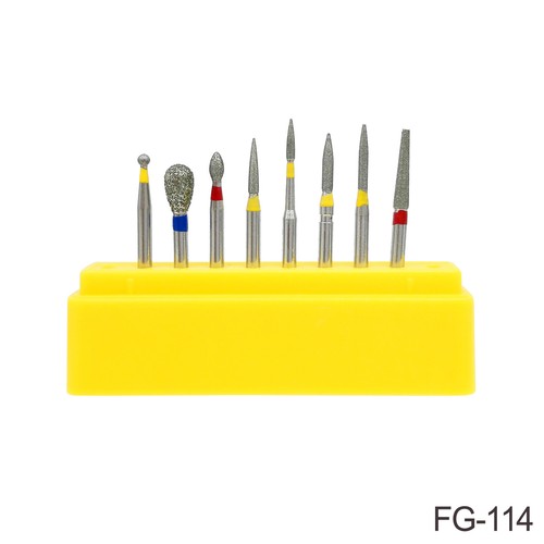 Dental FG Diamond Burs Impugnatura ad attrito per manipolo ad alta velocità 15 tipi - Foto 14 di 17
