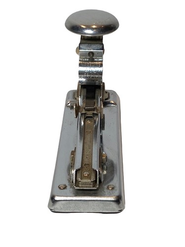 Vintage Pilot Stapler 402 Mid Century Modern Chrome Metal Ace Fastener Corp USA - Picture 5 of 5