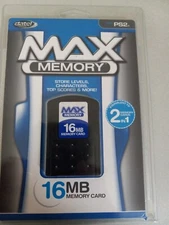 FACTORY SEALED Max Memory 16MB Card for Sony PlayStation 2 PS2 by Datel NEW