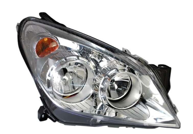 Phare avant droit pour Opel Astra H 2007-2014 optique électrique H1 H7 chrome