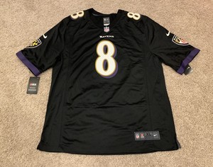 men's nike lamar jackson baltimore ravens game jersey stores