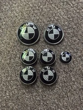 BMW Carbon Badges Great Deal 82/74mm And 68mm + 45 mm steering wheel 