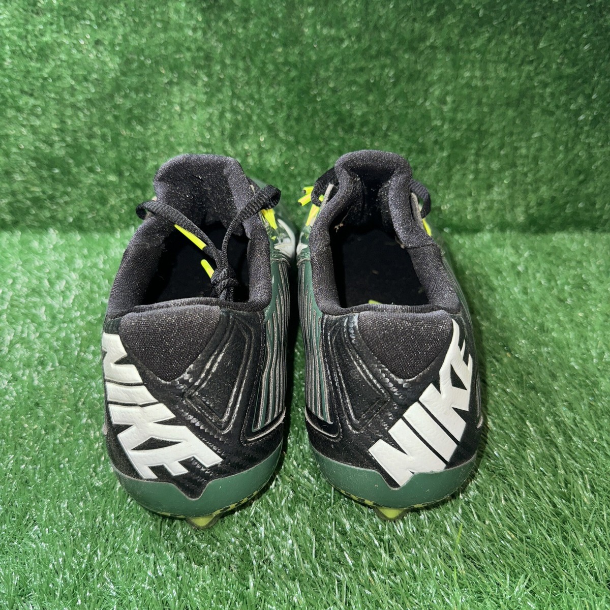Nike Vapor Carbon 2.0 Elite TD Football Cleats Black Green Size 13