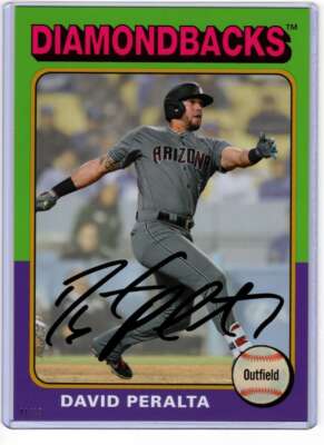 David Peralta 2019 Topps Archives 5x7 Gold #120 /10 Diamondbacks 