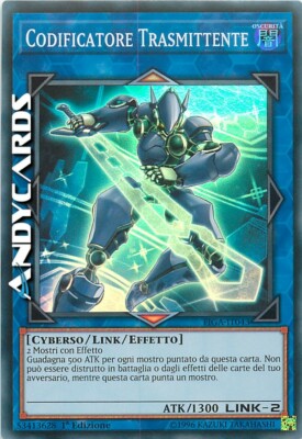 YUGIOH ANDYCARDS SENDER ENCODER (Code Talker)   Super R   FIGA IT043