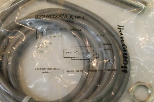 Honeywell Interruttore Iniziatore UK9938 922AC2XM-A3P-L Microinterruttore OP #AS-M02 - Foto 2 di 5
