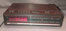 VINTAGE SounDesign AM/FM 2 RADIO Alarm Clock Model 3620 Wal Wood Grain TESTED