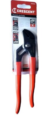 crescent angled teeth 7'' ,jaw cap 1-5/16''