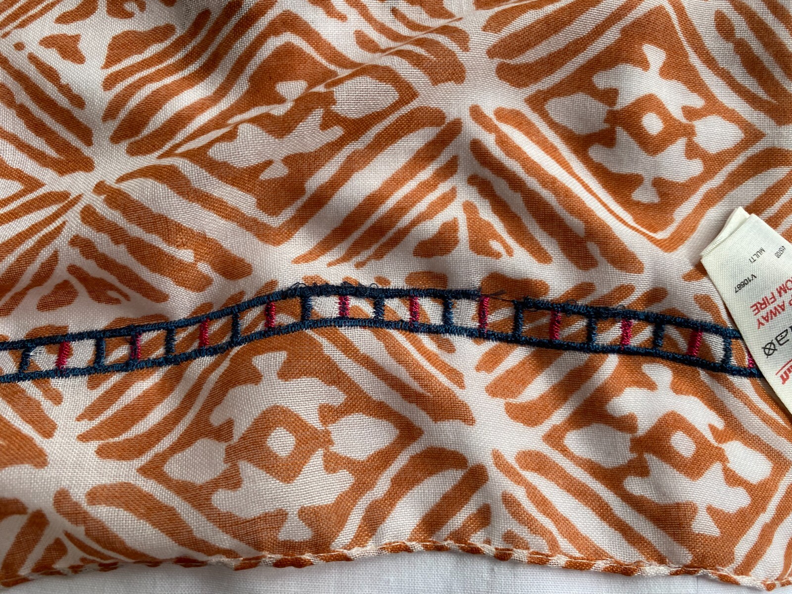 White Stuff Multicoloured Multi Print Large Recta… - image 7