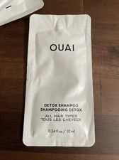 5XOUAI Detox Shampoo For All Hair Types Travel Sample Trial Pack 10ml 0.34oz New