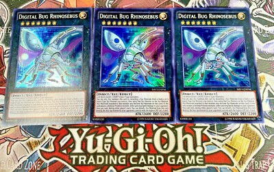 ***3x Digital Bug Rhinosebus 3x*** SHVI-EN056 | SUPER | YuGiOh! NM