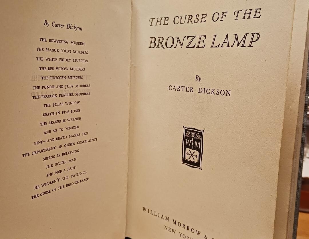 The Curse of the Bronze Lamp, 1945 (Hardcover), a "War-time book" | eBay