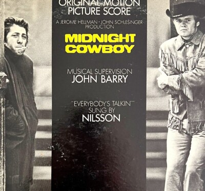 Midnight Cowboy Hoffman Voight Original Soundtrack Vinyl 12'' Record 1969 VRA16
