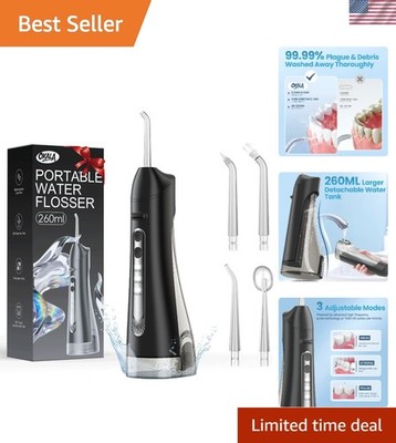 Professional Cordless Water Flosser with Extra-Large Tank - 45 Days Battery Life