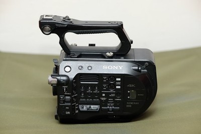 Sony PXW-FS7 Mark II body with SmallHD monitor and XQD memory