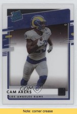 2020 Panini Chronicles Clearly Donruss Rated Rookie Cam Akers #RR-CA READ 11cz