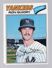 1977 Ron Guidry Topps #656 New York Yankees Star Pitcher Rookie Card RC. rookie card picture