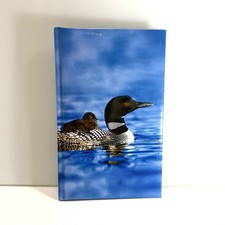 Mn State Bird Loon On Lake Hardcover Notebook Writing Composition Souvenir Gift