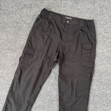 5.11 Tactical Mens 38x32 Pro Ripstop Cargo Pants Black Utility Workwear