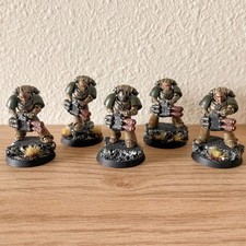 Warhammer 30k Death Guard - Painted MKVI Heavy Weapons Squad - BoxedUp (610-1)