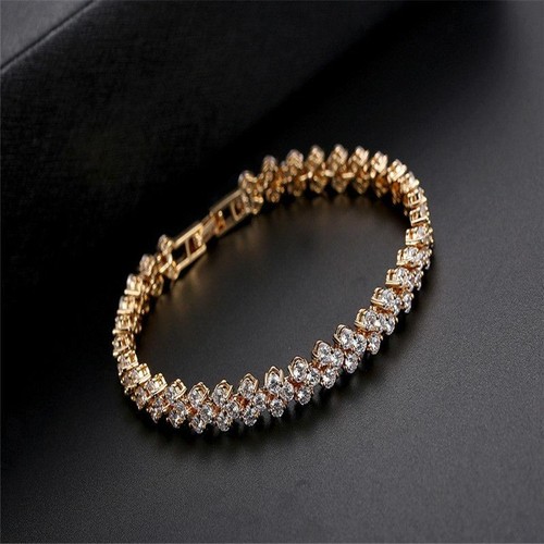 Bracelet Fashion With Moissanite Water Drop Bracelet Zircon Diamond Imitation - Picture 7 of 15
