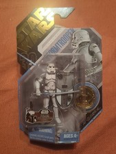 Star Wars 30th Anniversary McQuarrie Concept Stormtrooper Figure w gold Coin