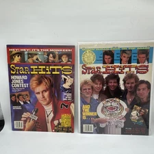 Lot of 2 Vintage Star Hits Pop Magazines Mar/Apr 1987 Duran Beastie Boys Madonna