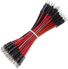 Breadboard Jumper Wires 20AWG 10CM Male to Male Square Head 0.1 Inch 10 Colors