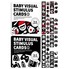 Black And White Baby Flashcard Sensory Development Baby Visual Stimulation Card