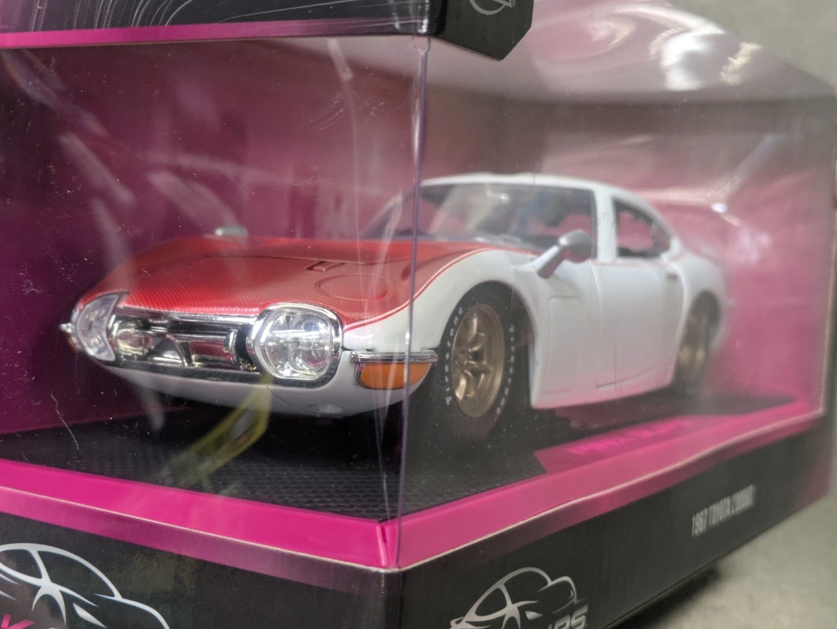 PremiumCollection TOYOTA 2000GT 1/24 再版版 JADA JDM TUNERS 1967 TOYOTA 2000 GT RED 1:24 DIECAST MODEL