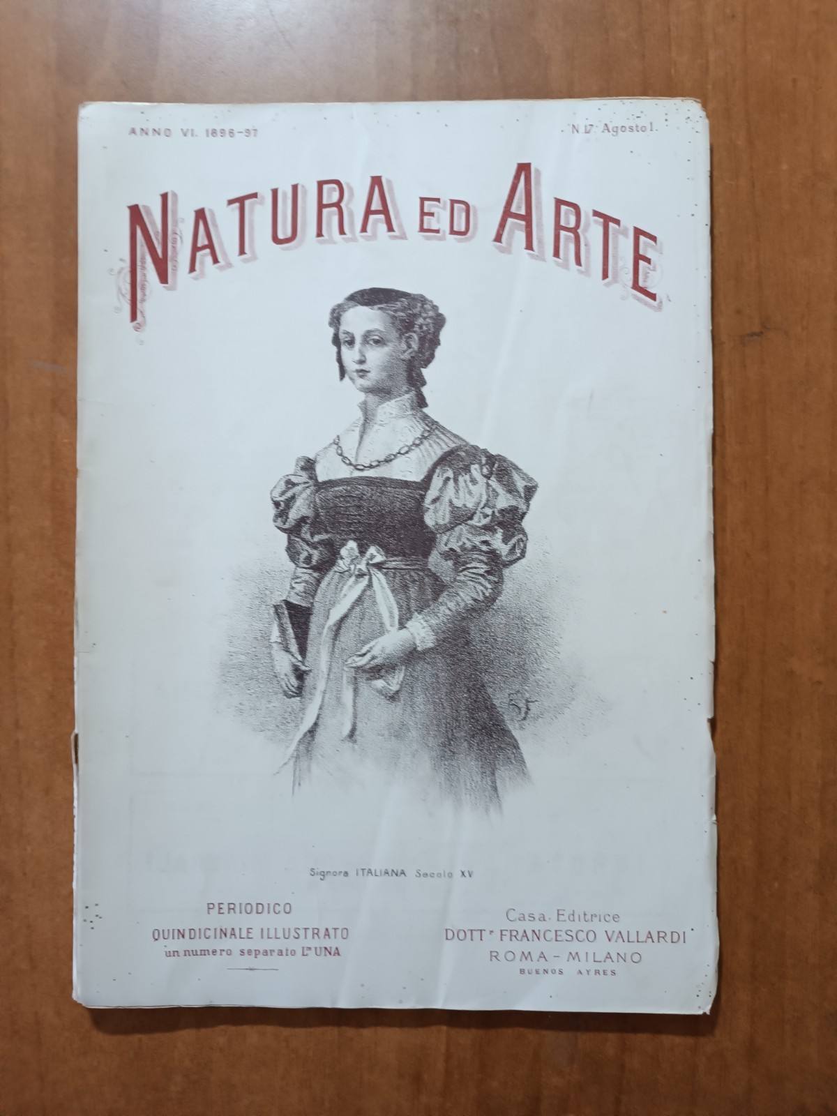 NATURA ed ARTE 17/1896-97 Cesare Laurenti, Monaco di Baviera, Murano