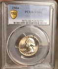 1964 p washington quarter ms 66  Light Toning Great Coin