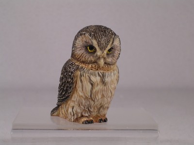 Harmony Kingdom Ball Pot Bellys / Belly 'Boreal' Owl - PBZOW9 - New In Box