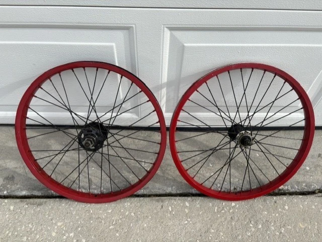 BMX Bike-Old School Red Rim Vintage Bike Parts for sale | eBay