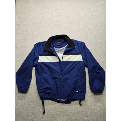 Vintage Nike 90's Zip Up Two Tone Windbreaker Men's Size Large Y2K