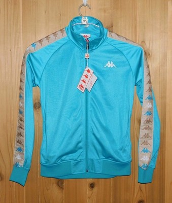 Kappa Women s 222 Banda Wanniston Slim Fit Zip Up Track Jacket Blue Size S