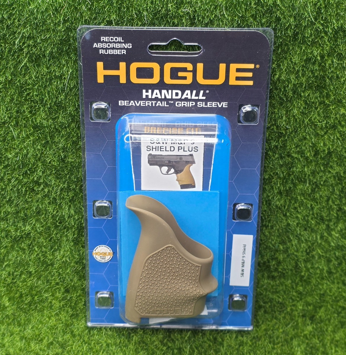 Hogue HandALL Beavertail Rubber Grip Sleeve S&W M&P 9 Shield Plus