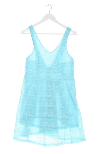L.B.C Abito in pizzo Donna Taglia IT 44 blu-bianco stile casual - Foto 1 di 5