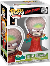 Funko Pop Movies: Mars Attacks - Alien Leader​ - Martian Ambassador - Mars Attac