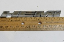 Dodge Jeep Chrysler Chrome Hemi Decal Emblem Nameplate Genuine Oem Metal Emblem Dodge Jeep Chrysler Chrome Hemi Decal Emblem Nameplate Genuine Oem Metal Emblem