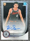 Kobe Sanders 2025-26 Bowman Chrome #BCA-KS Chrome Autographs (RC, AU)