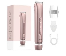 Bikini Trimmer for Women 2 IN 1 Electric Razors IPX7 Waterproof Wet  Dry Use