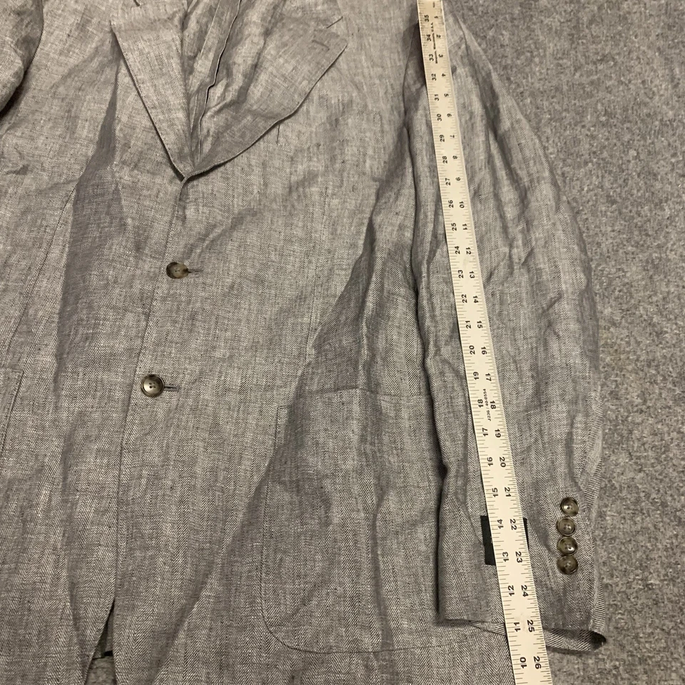 Abrigo Blazer Deportivo Todd Snyder Italiano Espiga Lino 46R Chaqueta Foto 4 de 4