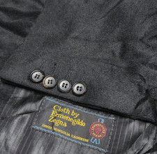 Blazer de cachemir vintage Windsor tela Ermenegildo Zegna interior puro Mongolia 38R