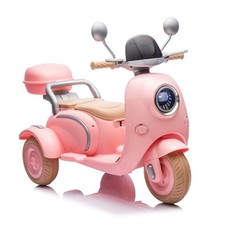 Kids 12V 2-Seater Electric Motorcycle w/Bluetooth Music  LED Light