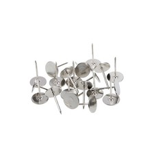60PCS 16mmx25mm Upholstery Nails Tacks Silver Tone