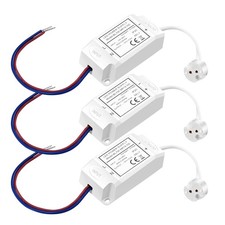 Boxlood LED Driver Transformer 240V - 12V with Bi-Pi Base MR16 Socket, DC 12V 0