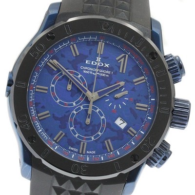 EDOX 10221 Chrono Offshore 1 Quartz Men's Watch from Japan G0125